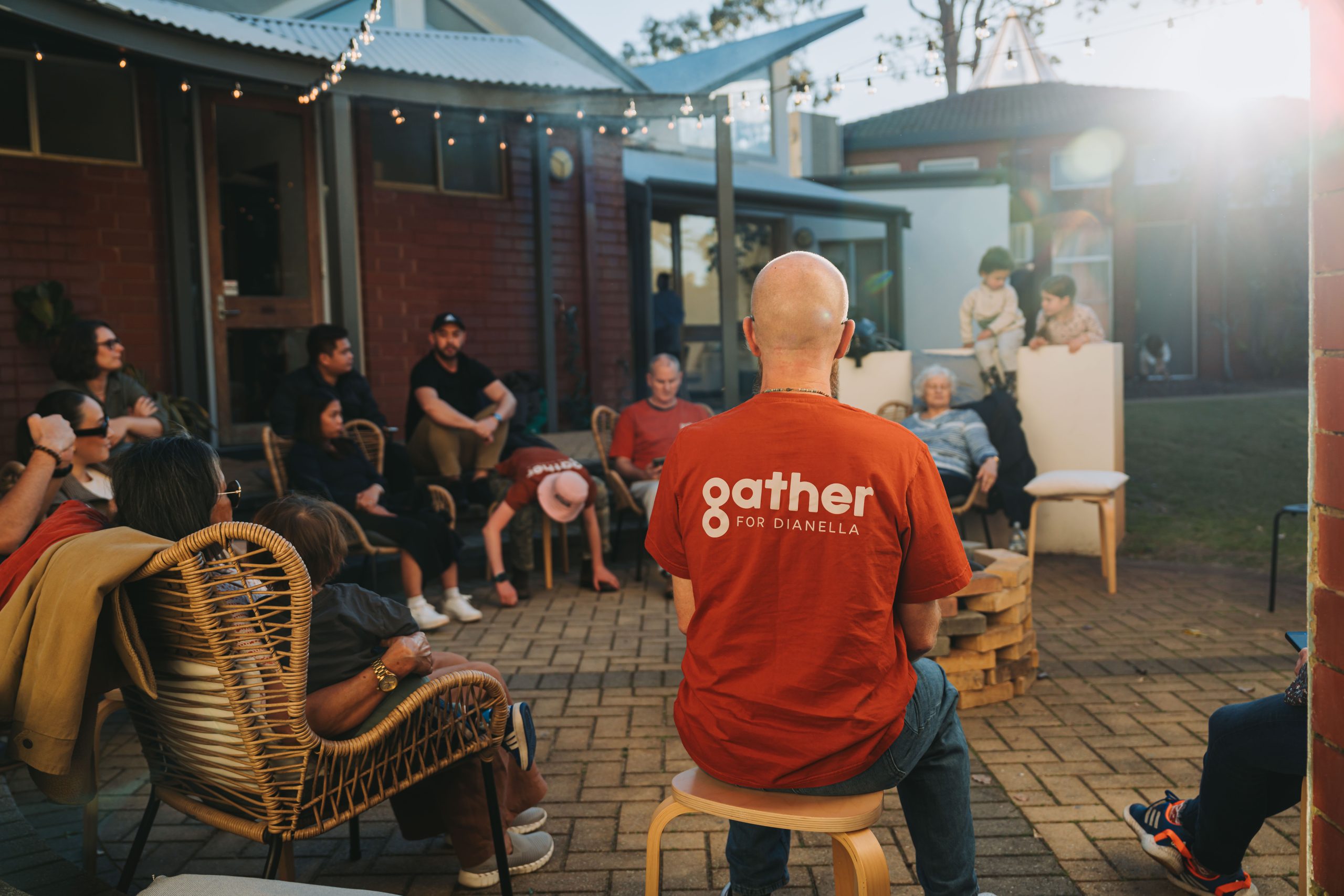 Gather congregation